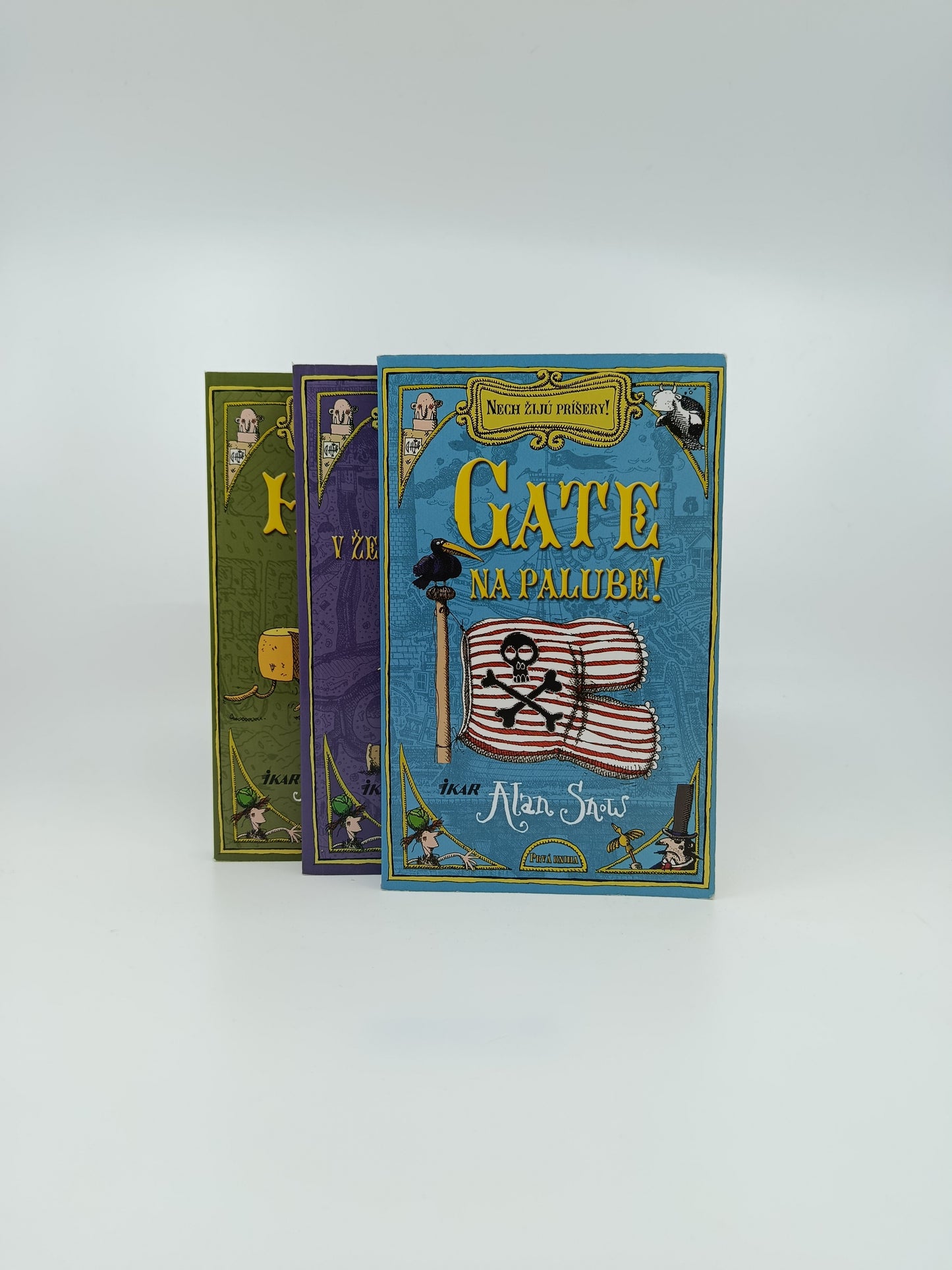 Alan Snow – Nech žijú príšery! (séria: Halda syra, Muž v železných ponožkách, Gate na palube!)