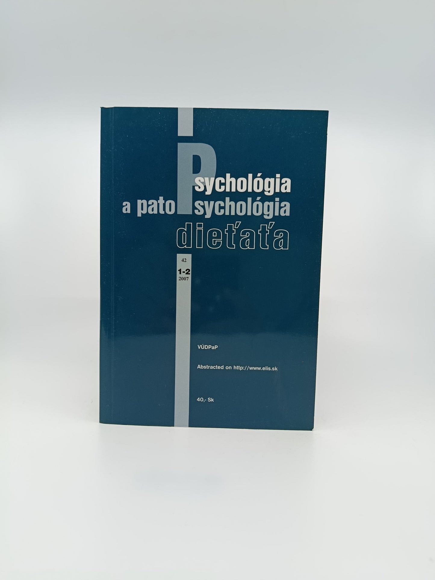 Psychológia a patopsychológia dieťaťa (č. 1–2, 2007)