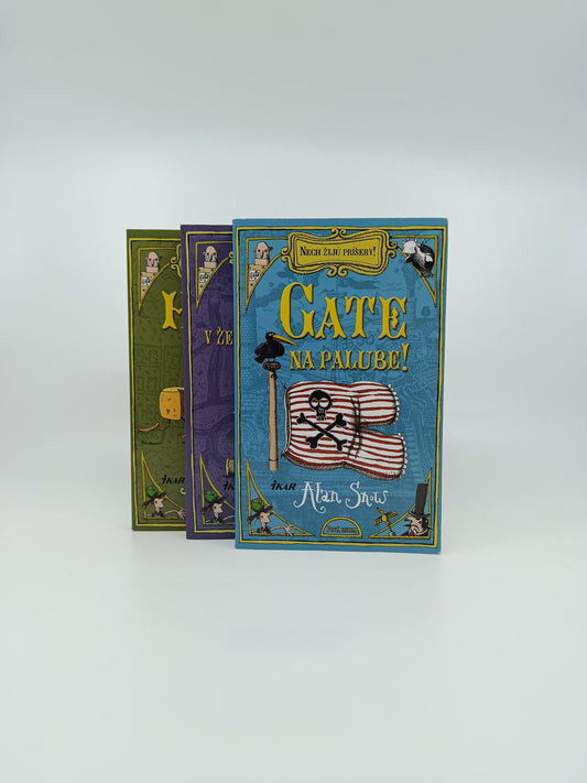 Alan Snow – Nech žijú príšery! (séria: Halda syra, Muž v železných ponožkách, Gate na palube!)