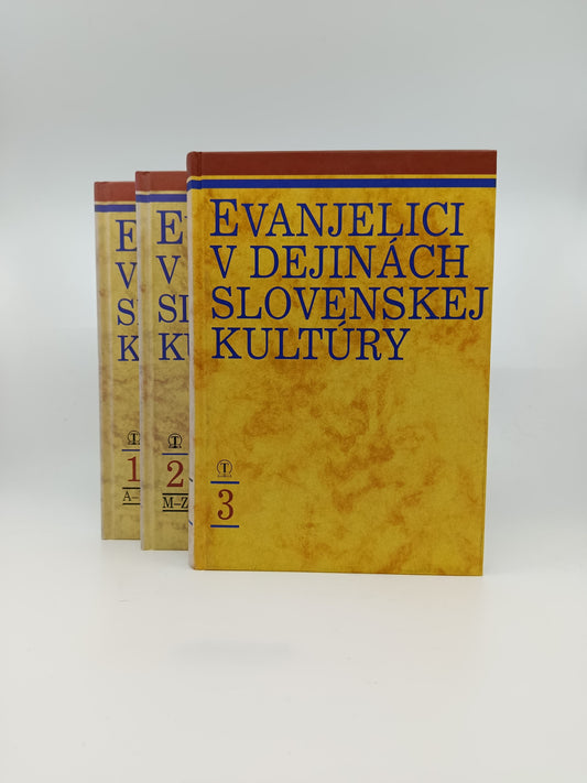 Evanjelici v dejinách slovenskej kultúry (zväzky 1–3)