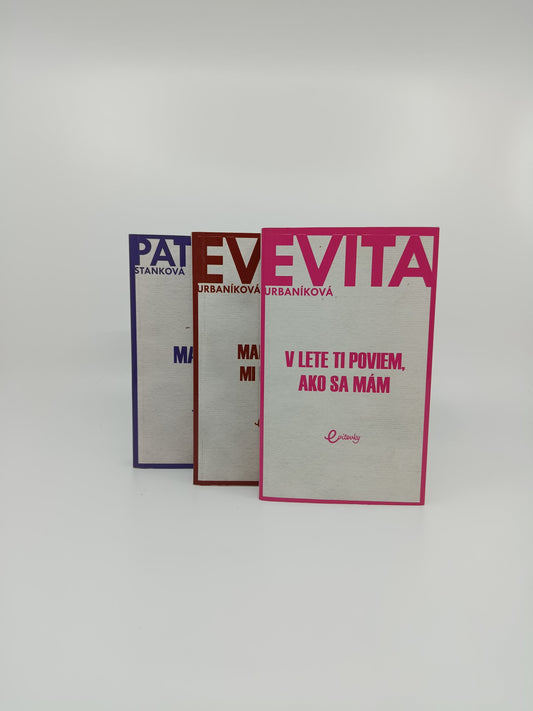 📚 Trio pre fanúšikov Evity & slovenskej literatúry ✍️